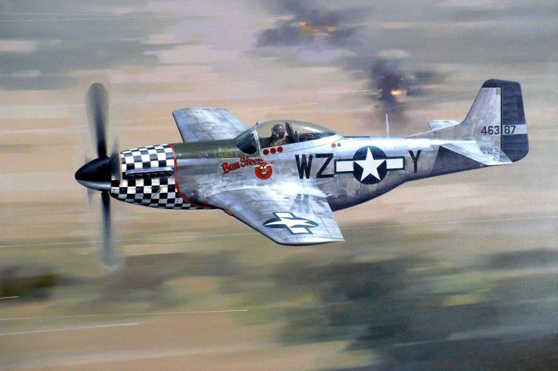 Самолет North American p-51d Mustang