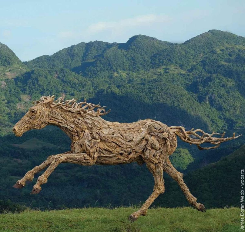 Джеймс Доран-Уэбб деревянные лошади