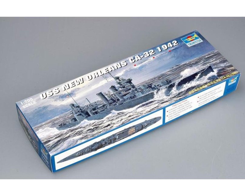 Сборная модель Trumpeter USS New Orleans CA-32, 1942 (05742) 1:700