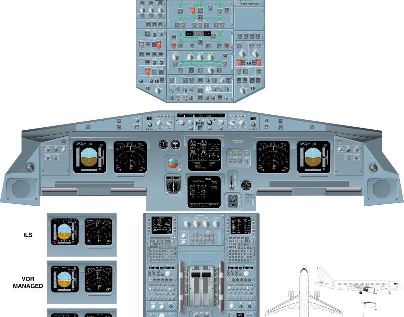 Приборная панель Airbus a320