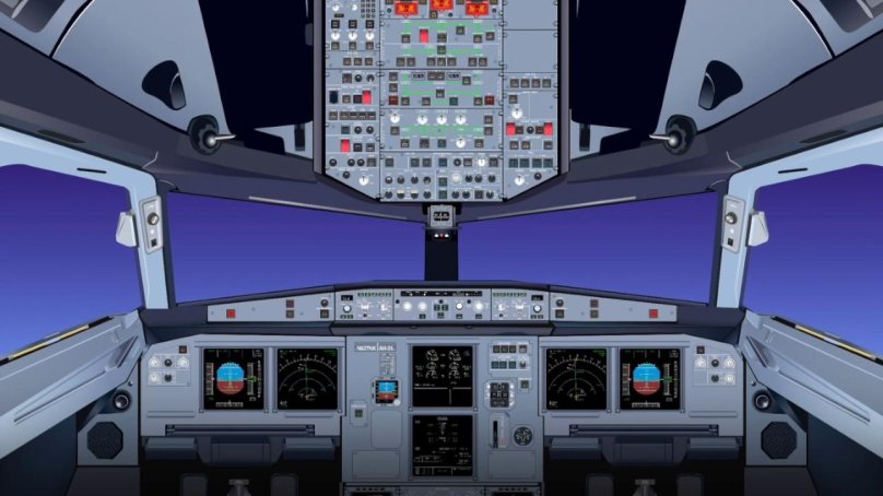 Airbus a320neo кабина