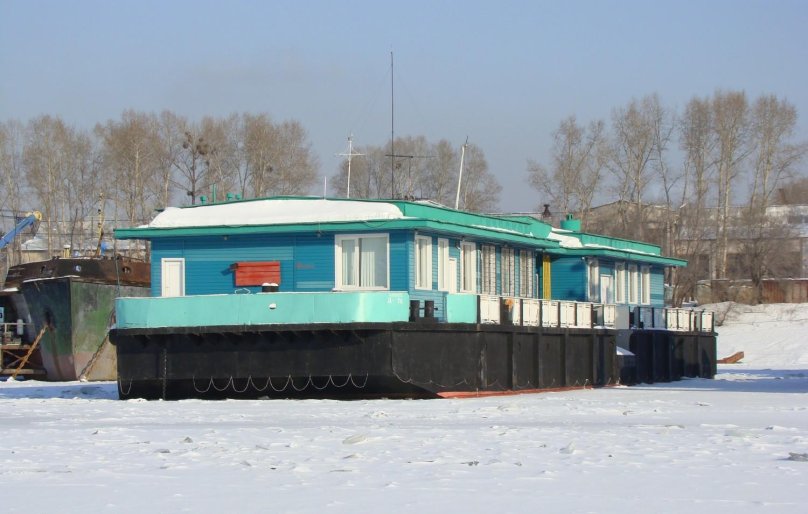 Дебаркадер в Хабаровске на Амуре