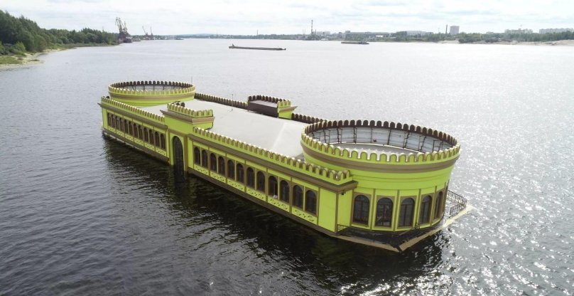 Плавучая Пристань дебаркадер