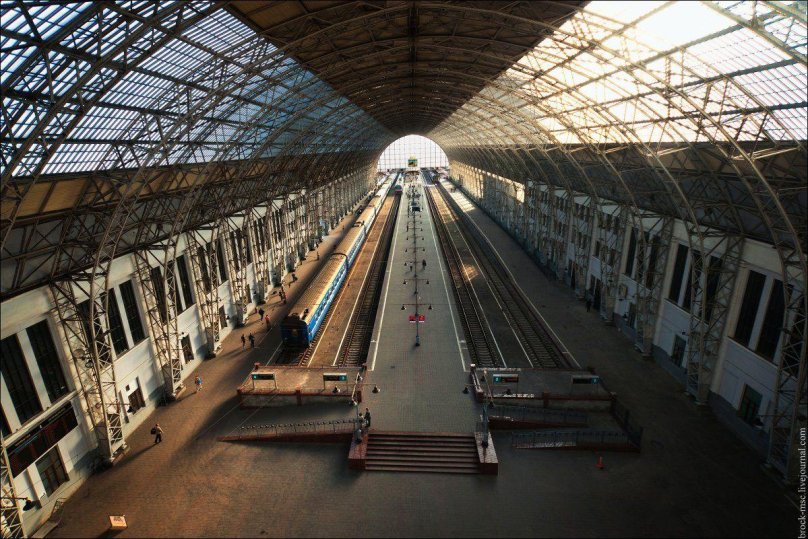 Киевский вокзал дебаркадер Шухова