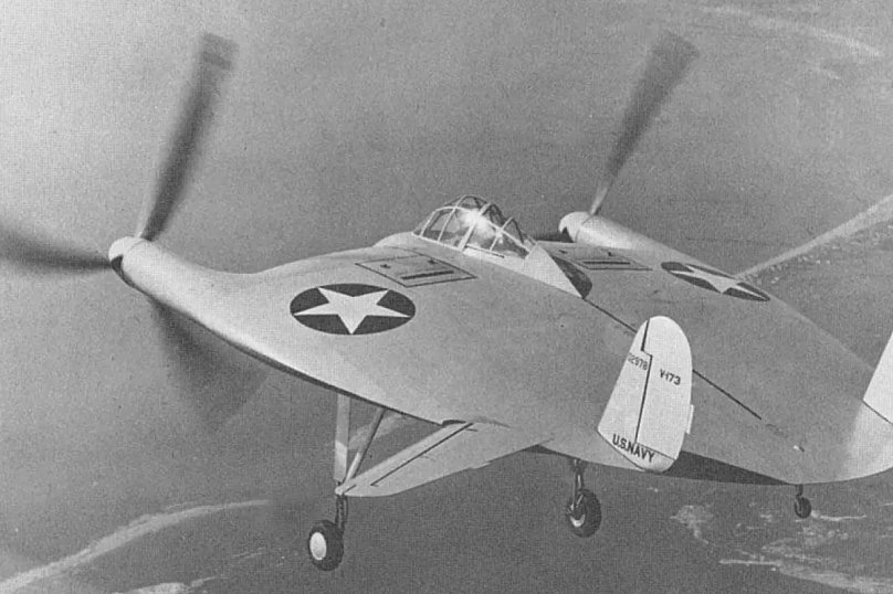 Летающий блин Vought v-173