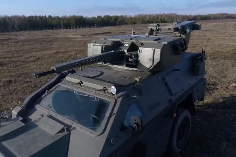 КАМАЗ-43269 С боевым модулем "спица"