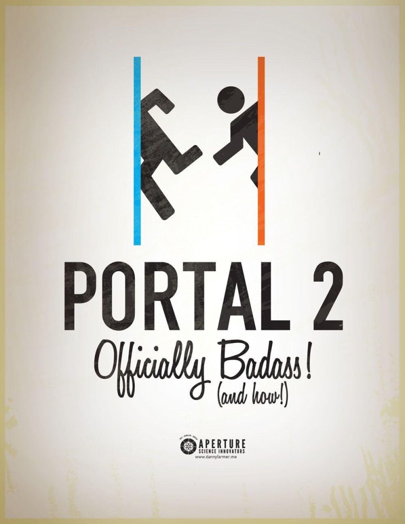 Portal 2 Постер