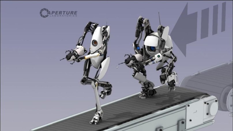 Portal 2 атлас и Пибоди