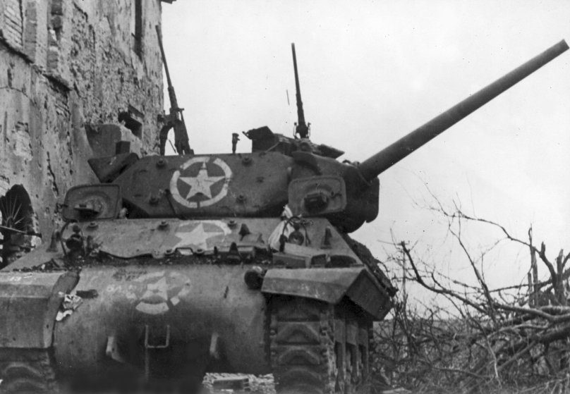 М10 GMC подбитый