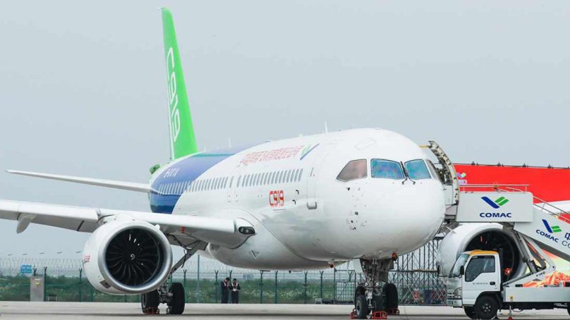 C919 пассажирский самолёт