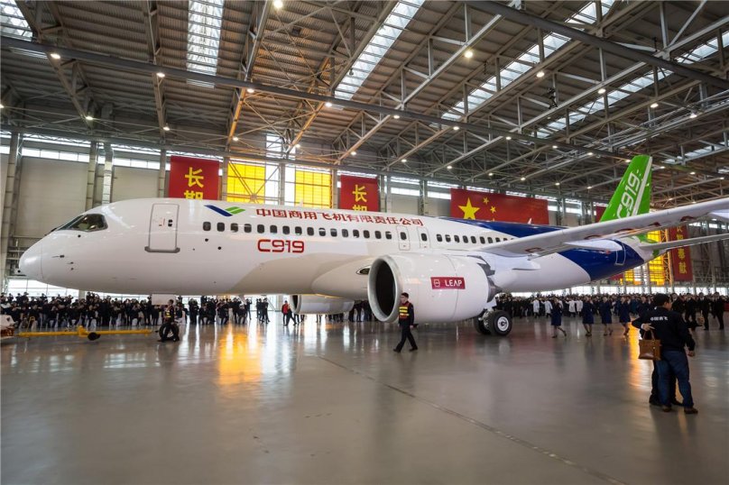 Comac c919 салон