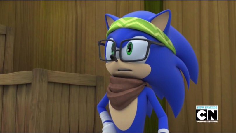 Sonic in Glasses