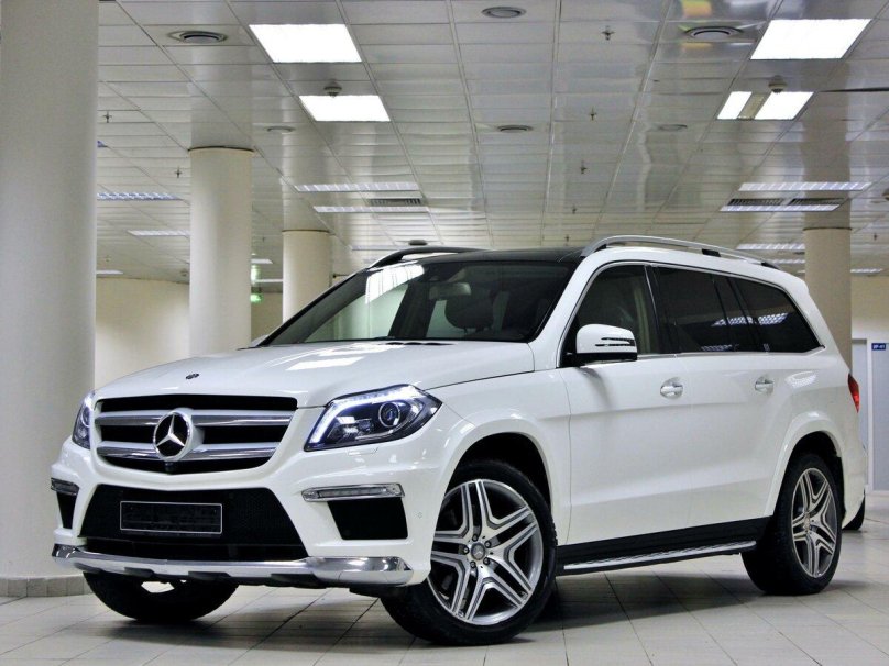 Mercedes Benz gl x166 белый