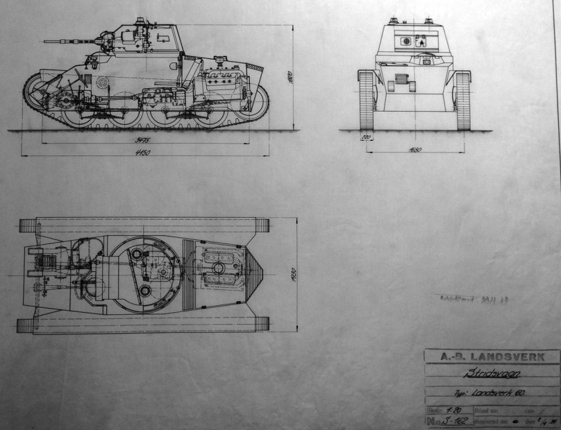 Landsverk l-181 чертёж