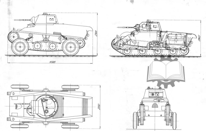Landsverk l-60 чертеж