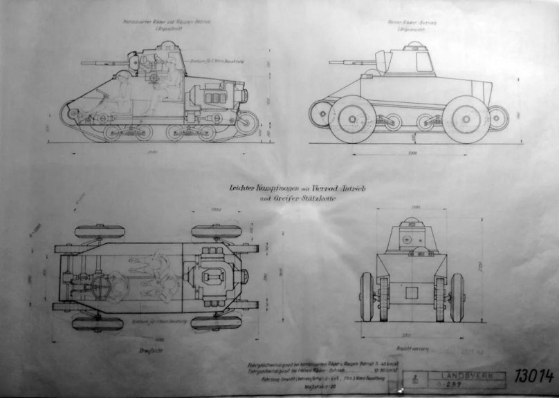 Landsverk l-60 чертеж