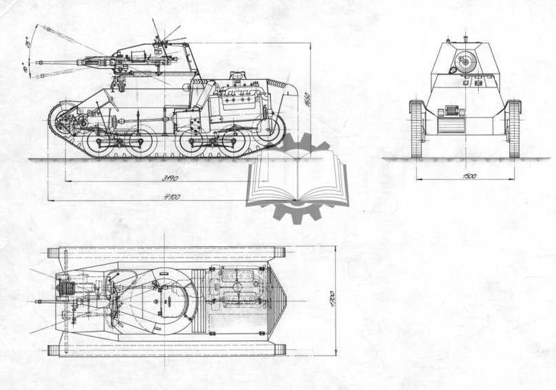 Landsverk l-181 чертёж