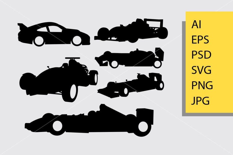 Формула 1 силуэт