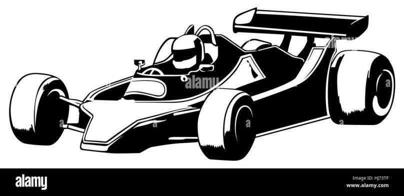 Болид формулы 1 вектор