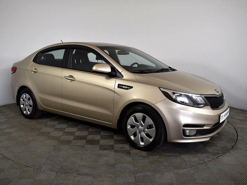 Киа Рио 3 Рестайлинг бежевый