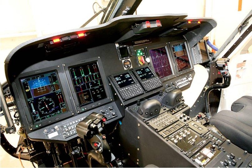 Sikorsky s-76 Cockpit