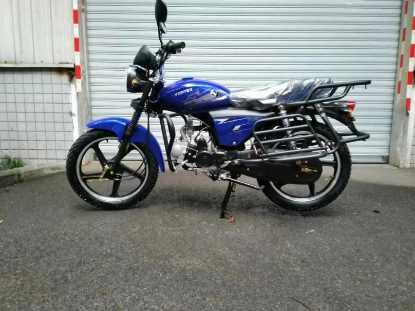 Синий мопед