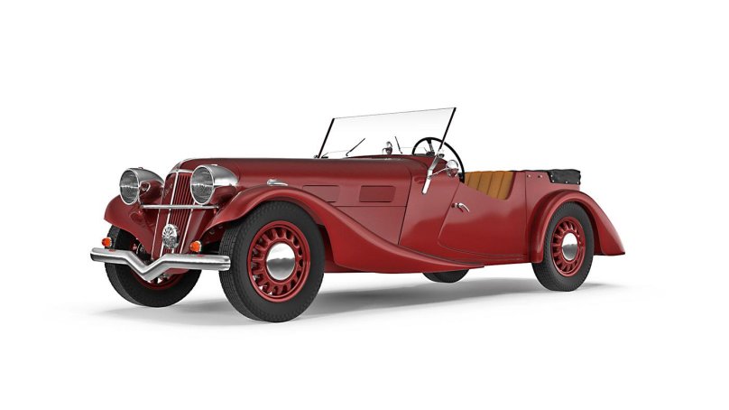 Кабриолет 3d model