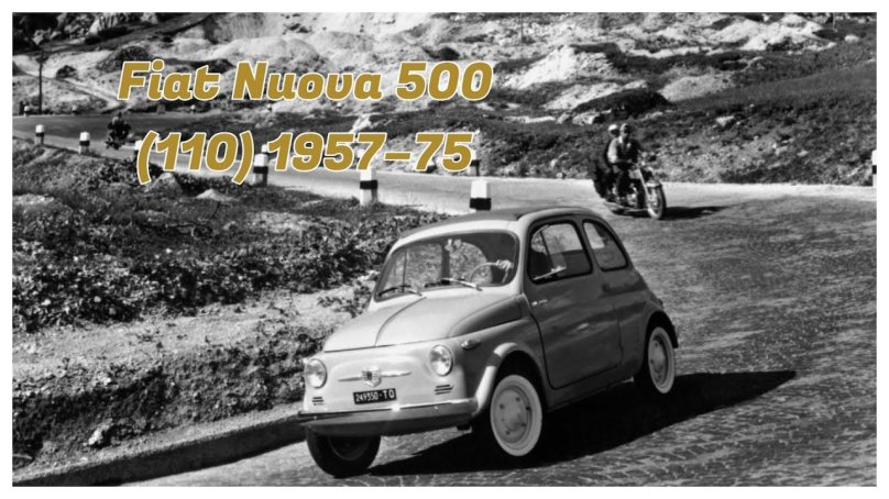 Fiat nuova 500 1957 года