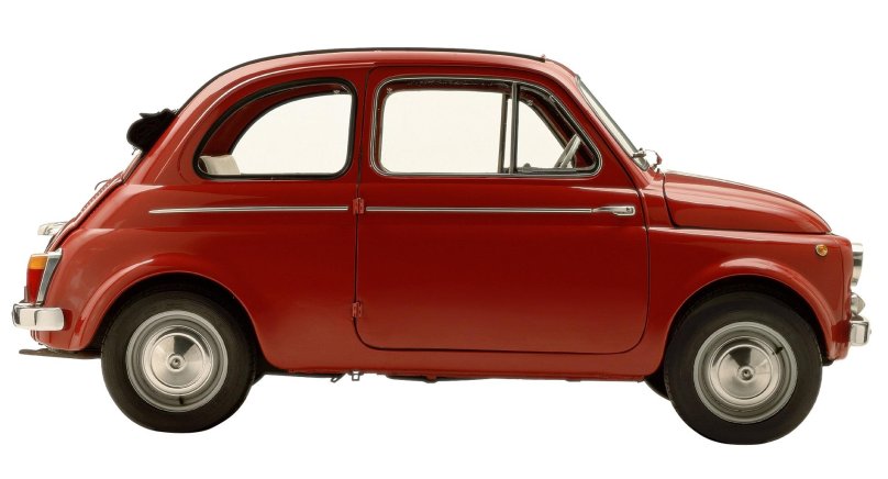 Фиат 500 сбоку