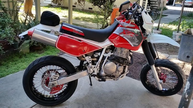 Honda xr650r мотард