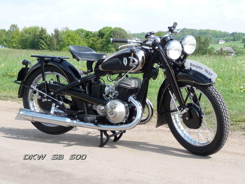 Мотоцикл DKW nz-350.