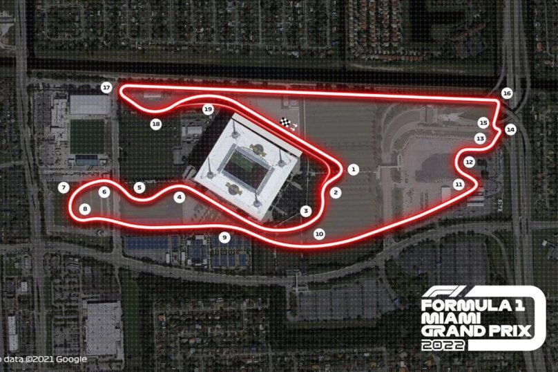 Майами трасса ф1 схема