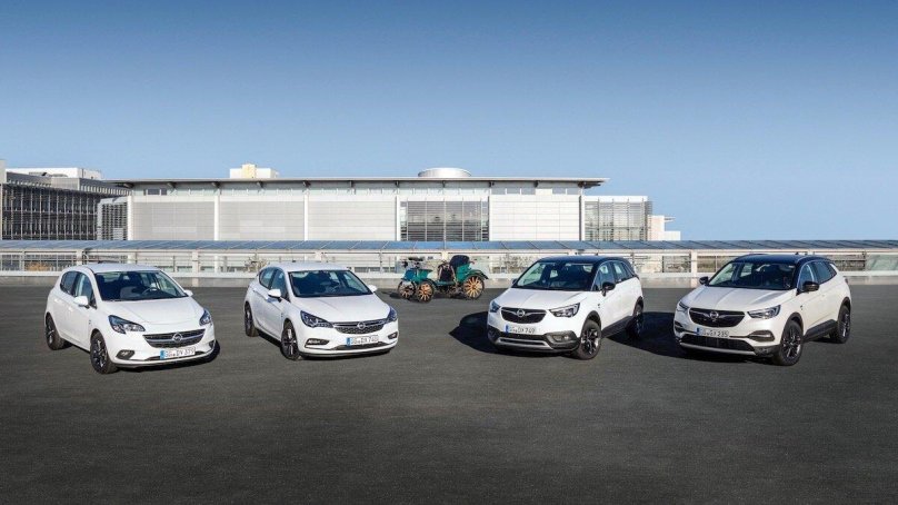 Vauxhall Модельный ряд