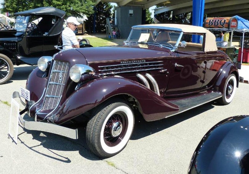 Auburn/автомобиль голубой