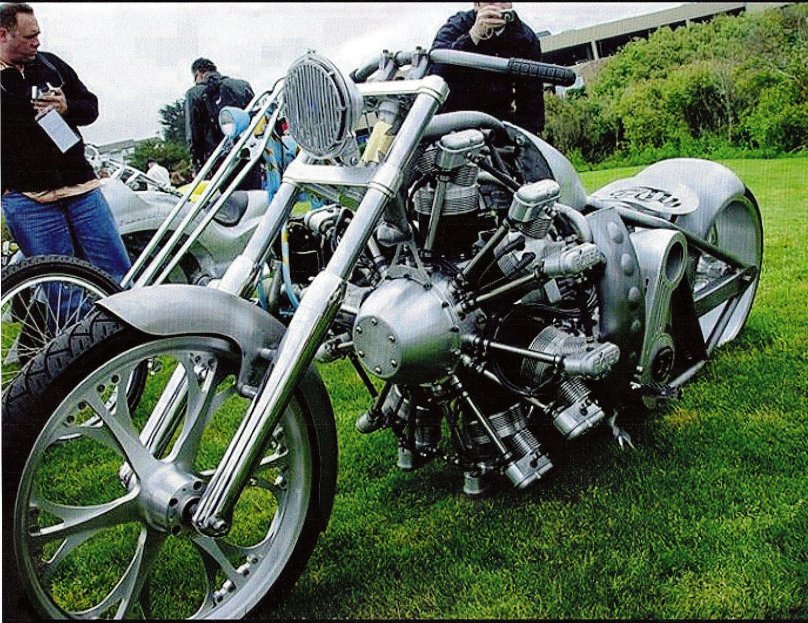 Мотоцикл с турбореактивным двигателем