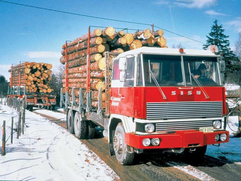 Sisu грузовик лесовоз