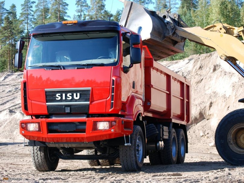 Sisu грузовик самосвал