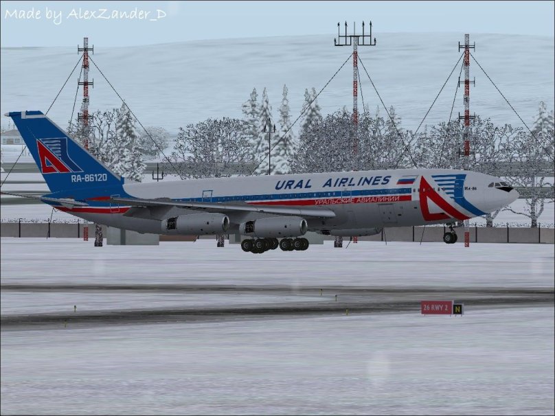 Ил-86 Уральские авиалинии