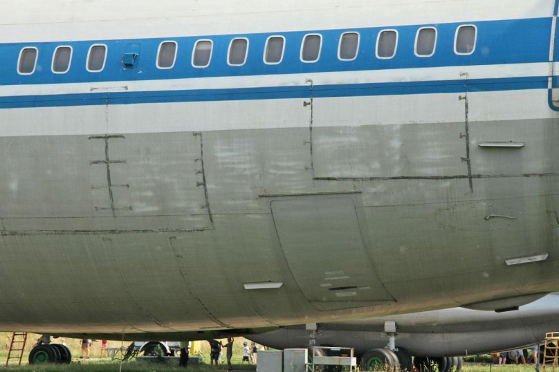 Ил-86 пассажирский самолёт салон
