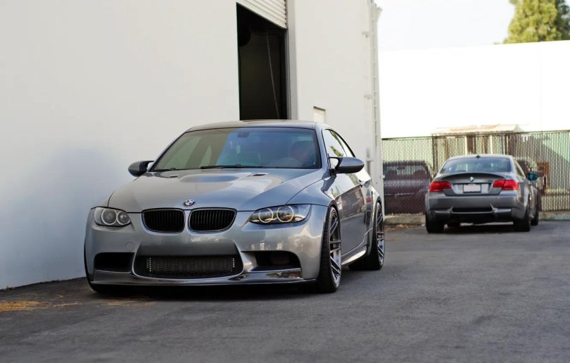 Grey BMW m3 e92
