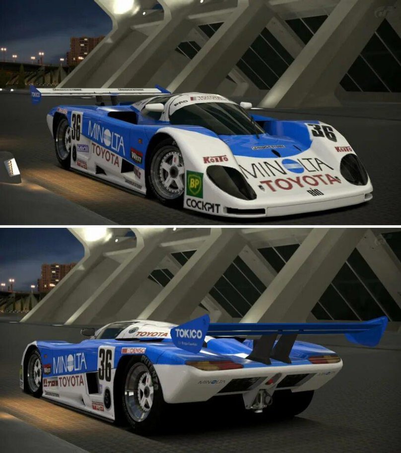 Toyota 88c-v Race car (Minolta) `89