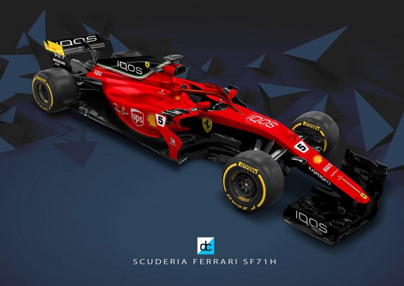 Ferrari f1 livery