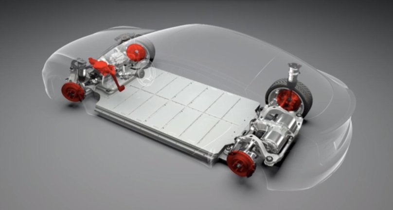 Электродвигатель Тесла модель s