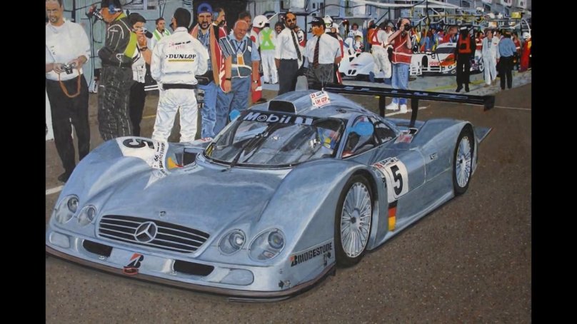 Мерседес CLK GTR Ле ман