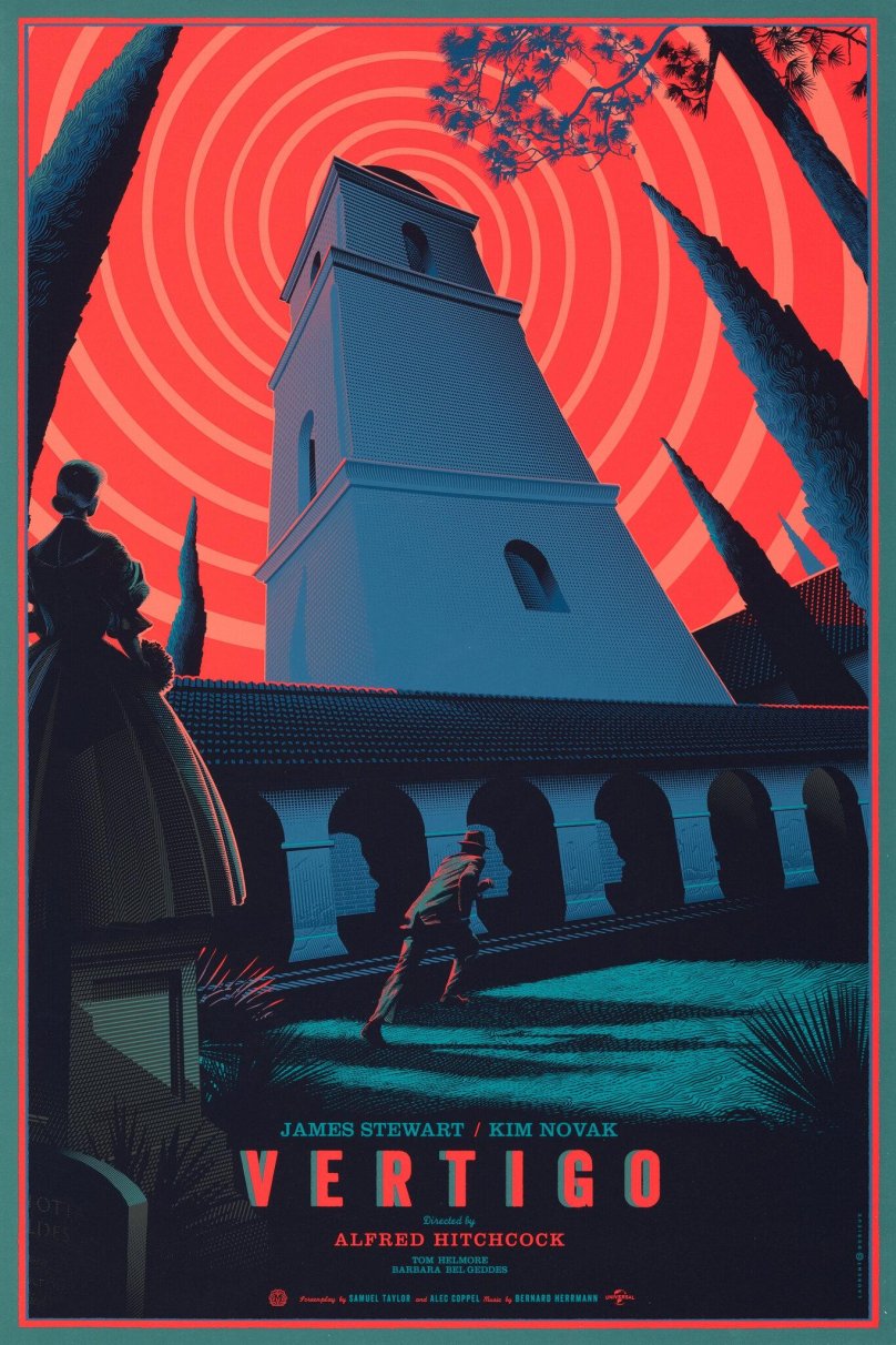 Alfred Hitchcock Vertigo poster