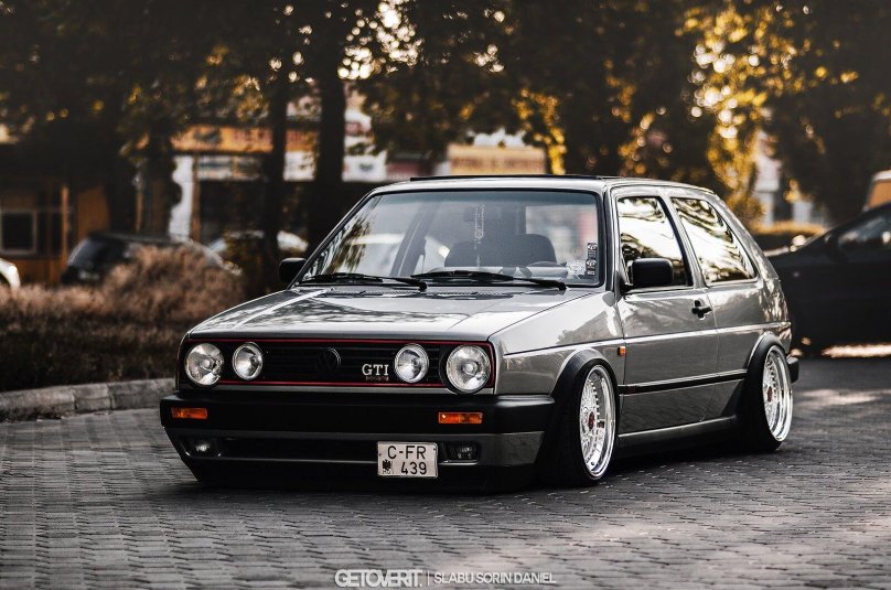 Volkswagen Golf mk2 стэнс