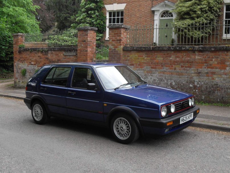 Фольксваген гольф 2 синий