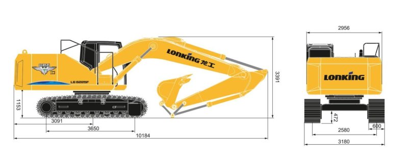 Экскаватор Lonking CDM 6225
