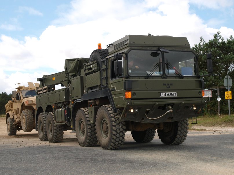 Man 6x6 военный тягач