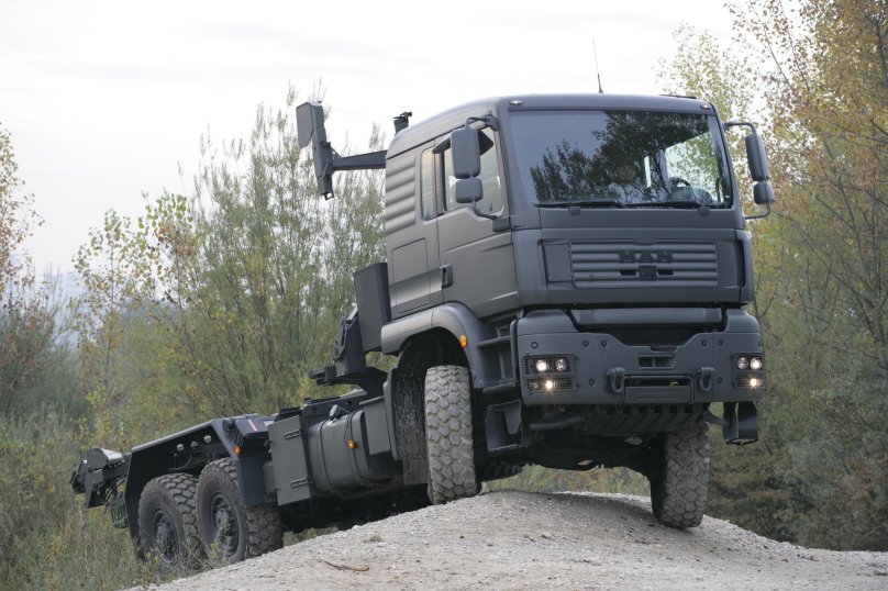 Man 6x6 военный тягач